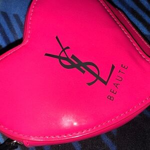 Hot Pink Heart Crossbody Bag